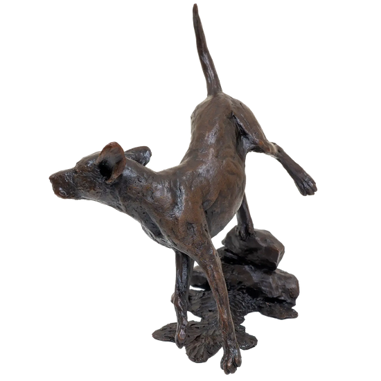 Richard Cooper Limited Edition Bronze Foxhound Figurine