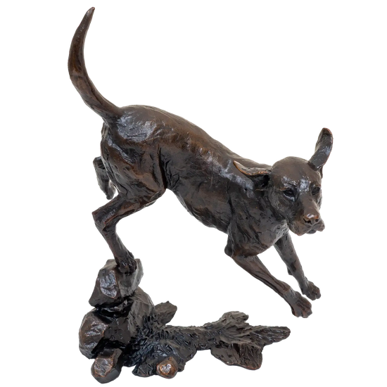 Richard Cooper Limited Edition Bronze Foxhound Figurine