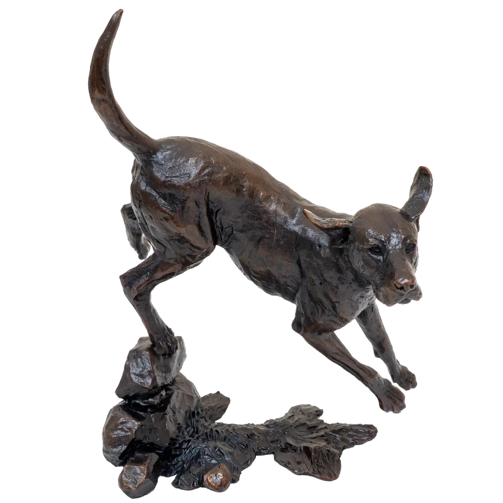 Richard Cooper Limited Edition Bronze Foxhound Figurine