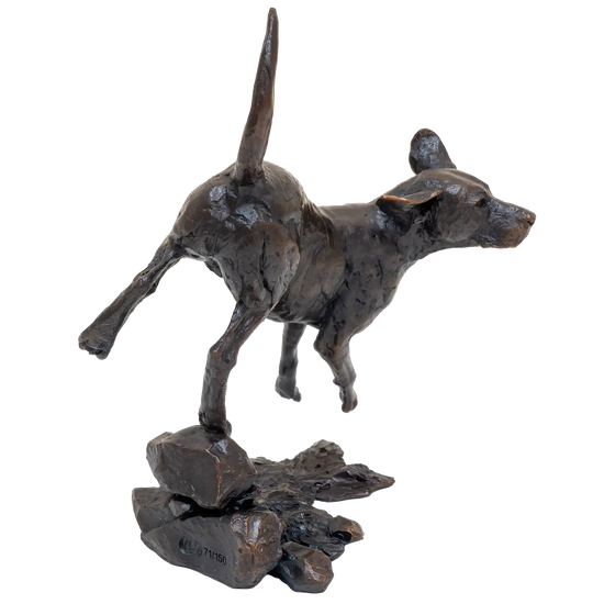 Richard Cooper Limited Edition Bronze Foxhound Figurine
