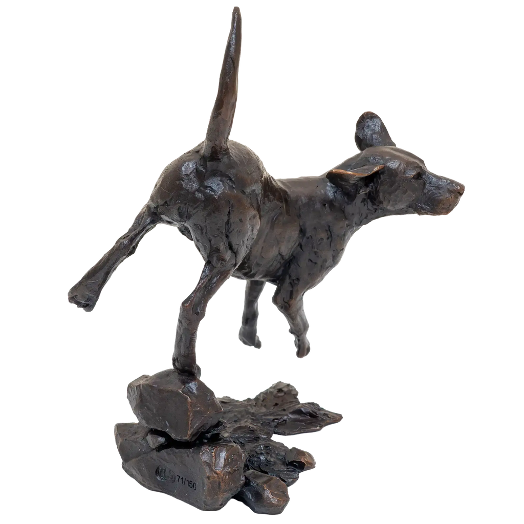 Richard Cooper Limited Edition Bronze Foxhound Figurine