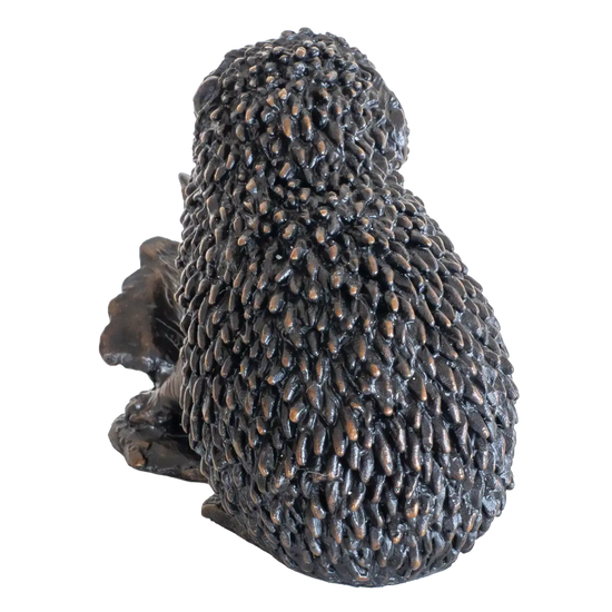 Richard Cooper Bronze Animals Collection Hedgehog with Ladybug Figurine