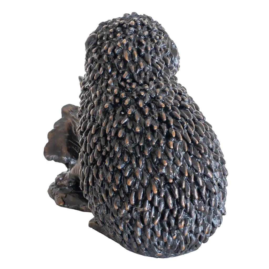 Richard Cooper Bronze Animals Collection Hedgehog with Ladybug Figurine