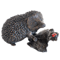 Richard Cooper Bronze Animals Collection Hedgehog with Ladybug Figurine