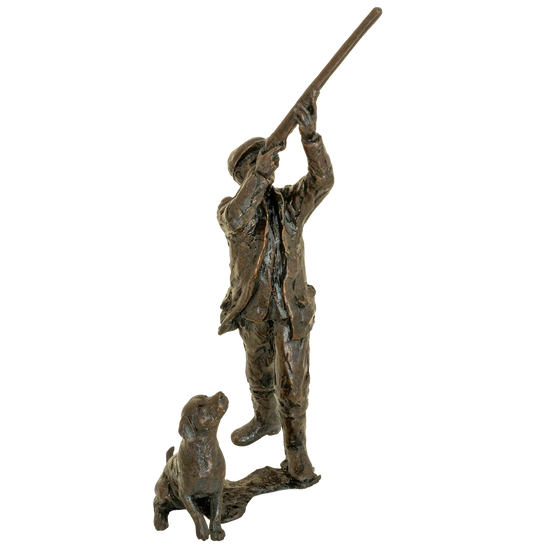 Richard Cooper Bronze Country Pursuits Collection High Bird Figurine