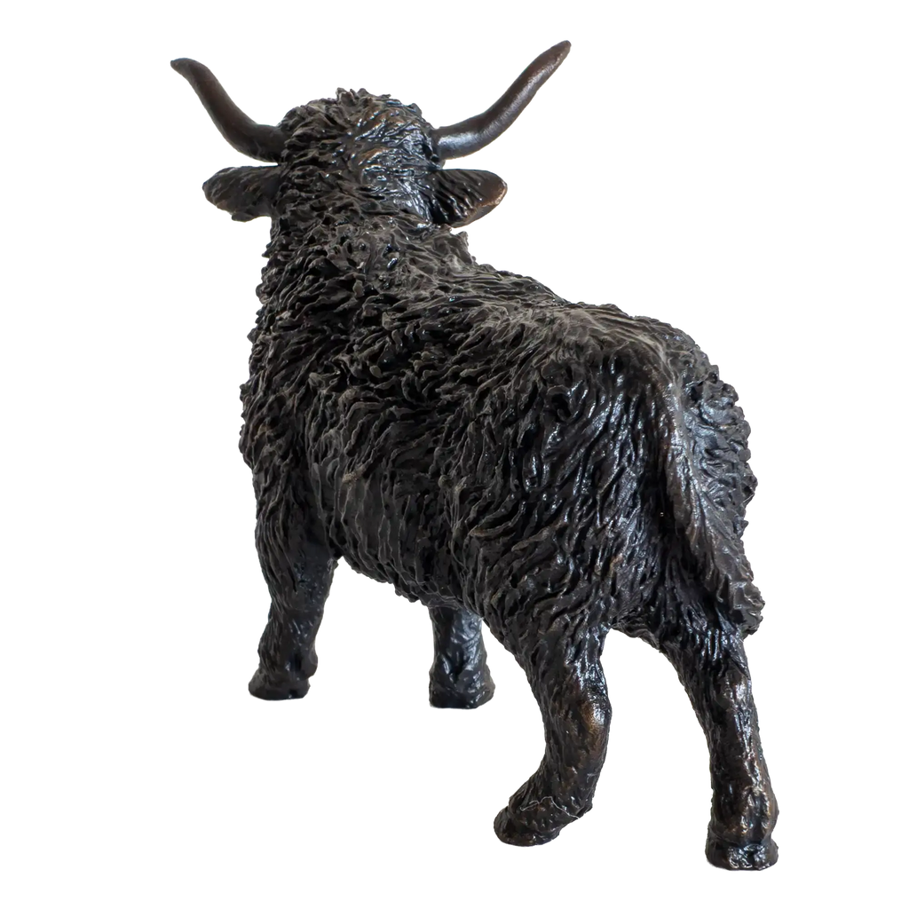 Richard Cooper Bronze Animals Collection Highland Cow Figurine