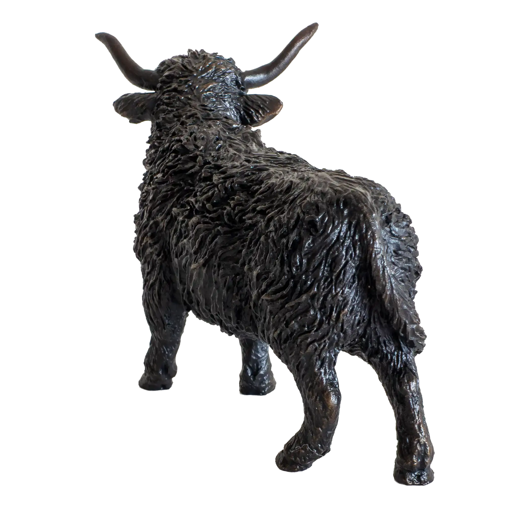 Richard Cooper Bronze Animals Collection Highland Cow Figurine