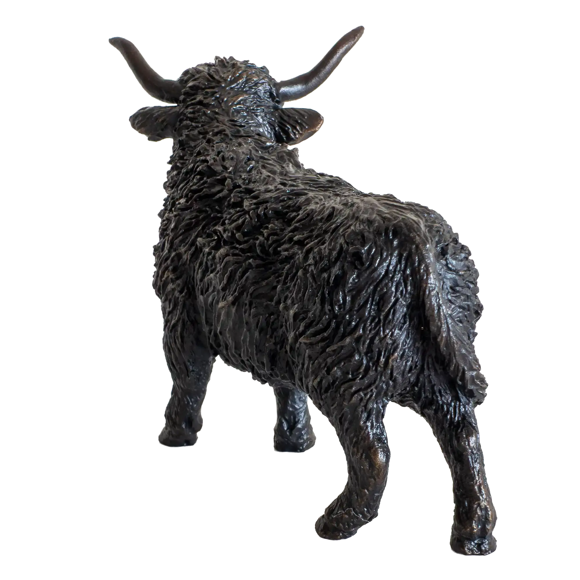 Richard Cooper Bronze Animals Collection Highland Cow Figurine
