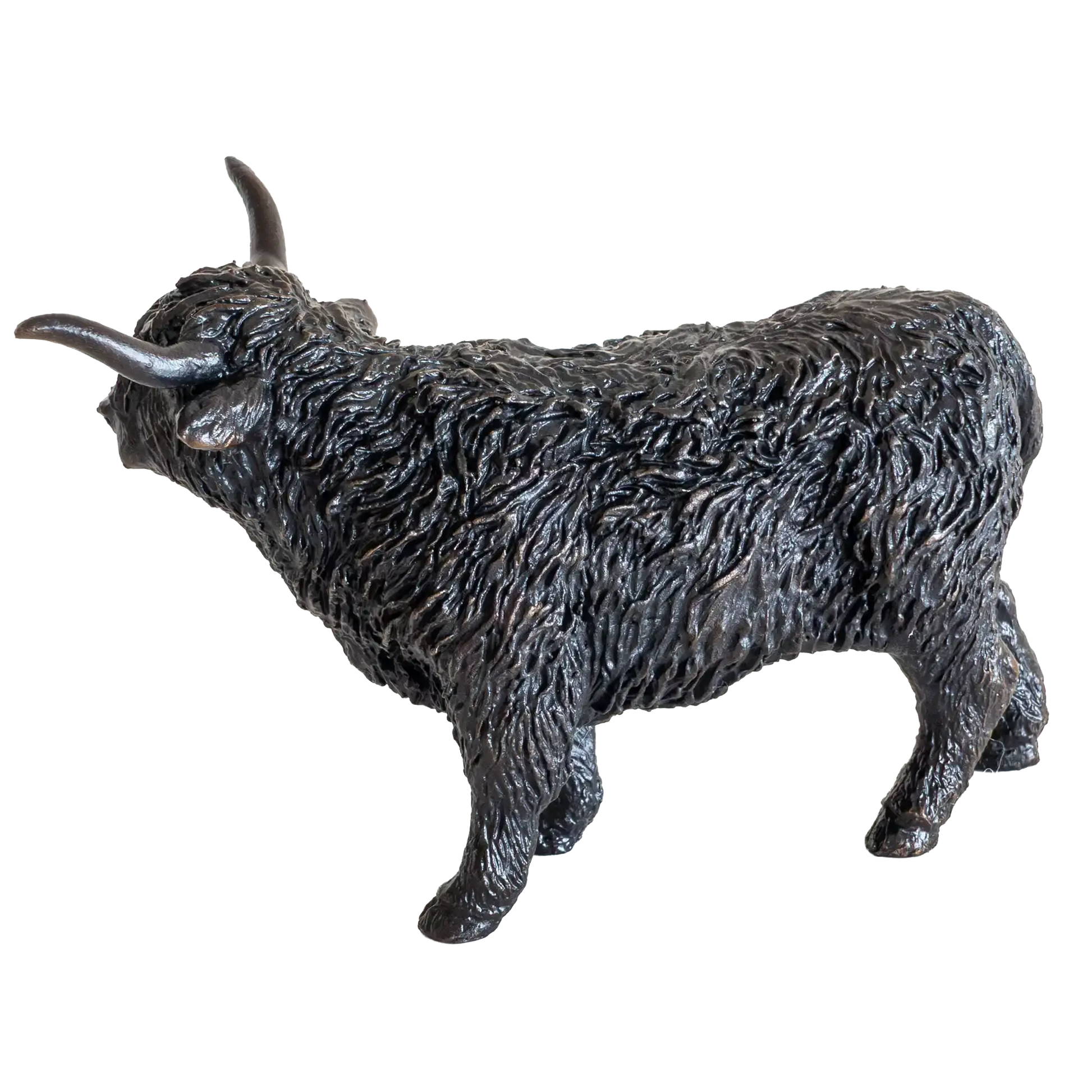 Richard Cooper Bronze Animals Collection Highland Cow Figurine