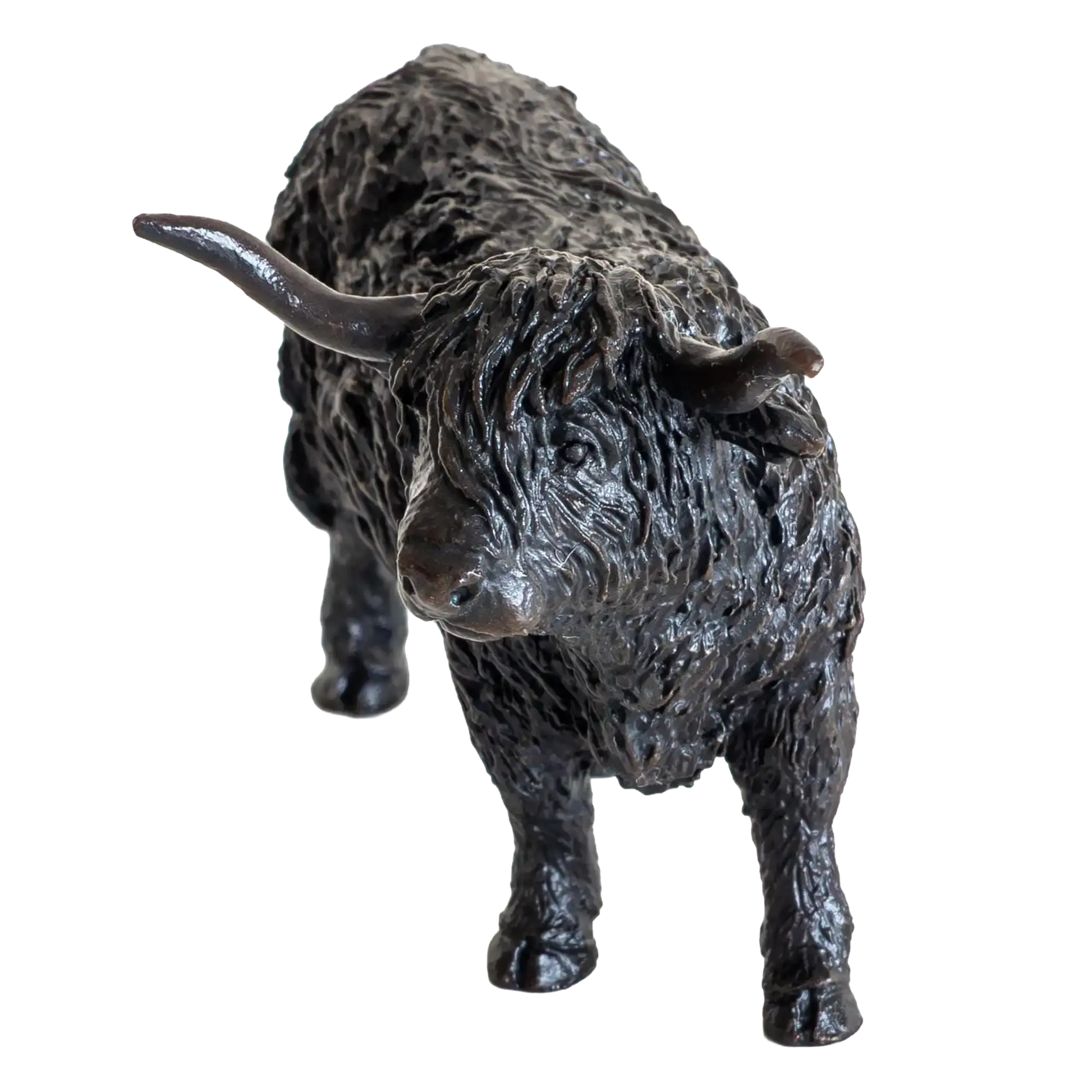 Richard Cooper Bronze Animals Collection Highland Cow Figurine
