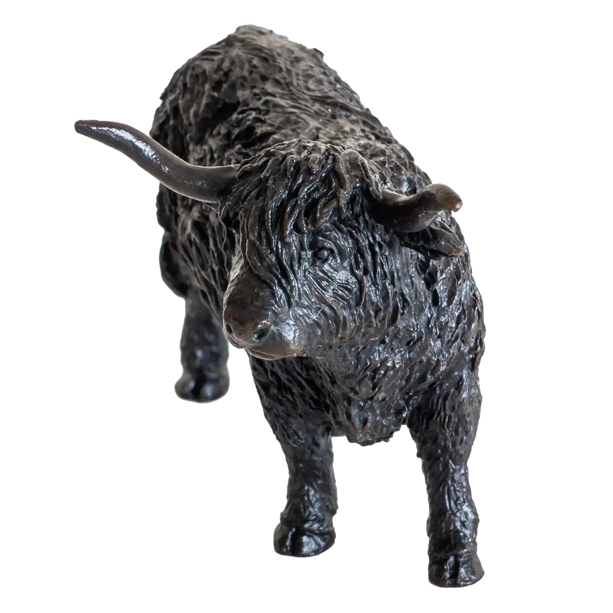 Richard Cooper Bronze Animals Collection Highland Cow Figurine