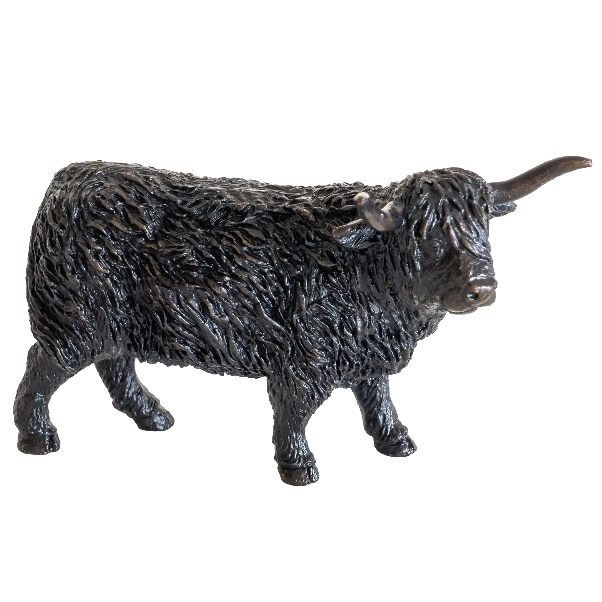 Richard Cooper Bronze Animals Collection Highland Cow Figurine