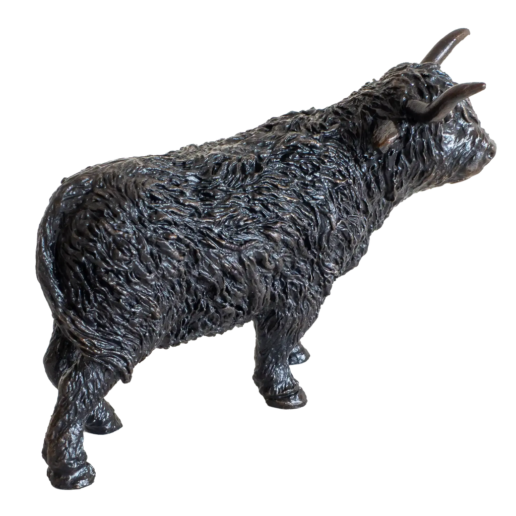 Richard Cooper Bronze Animals Collection Highland Cow Figurine