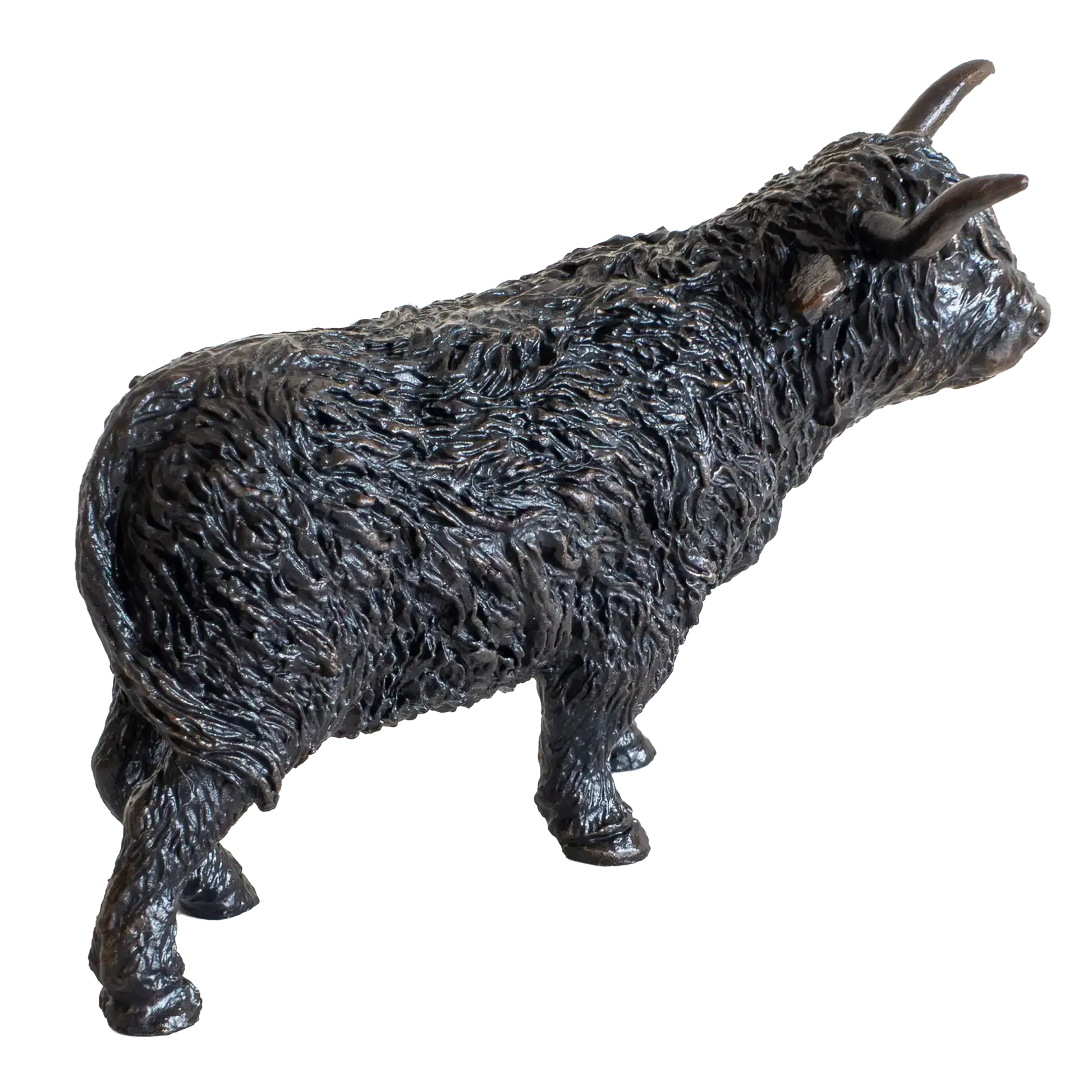 Richard Cooper Bronze Animals Collection Highland Cow Figurine