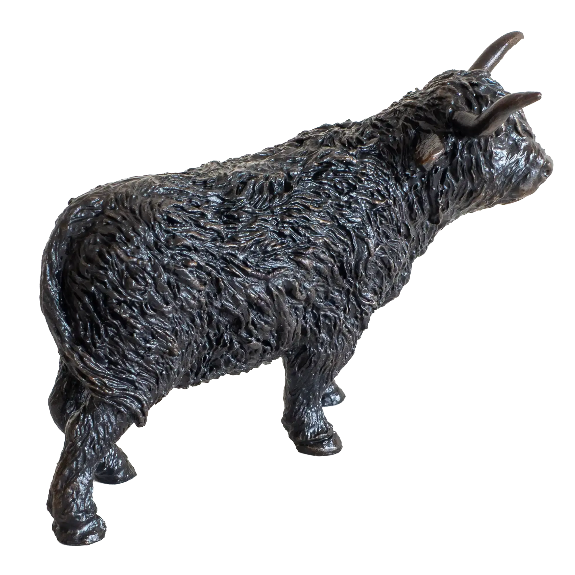 Richard Cooper Bronze Animals Collection Highland Cow Figurine