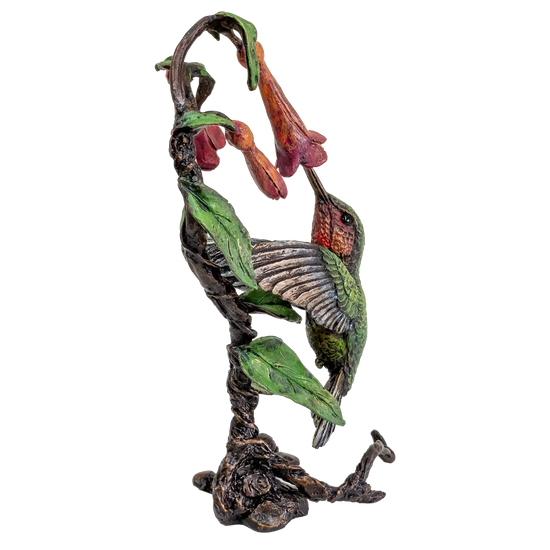 Richard Cooper Bronze Birds Collection Hummingbird Figurine
