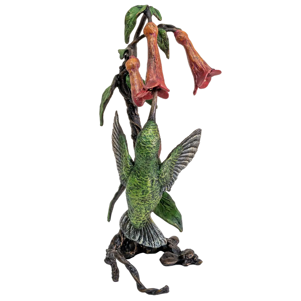 Richard Cooper Bronze Birds Collection Hummingbird Figurine