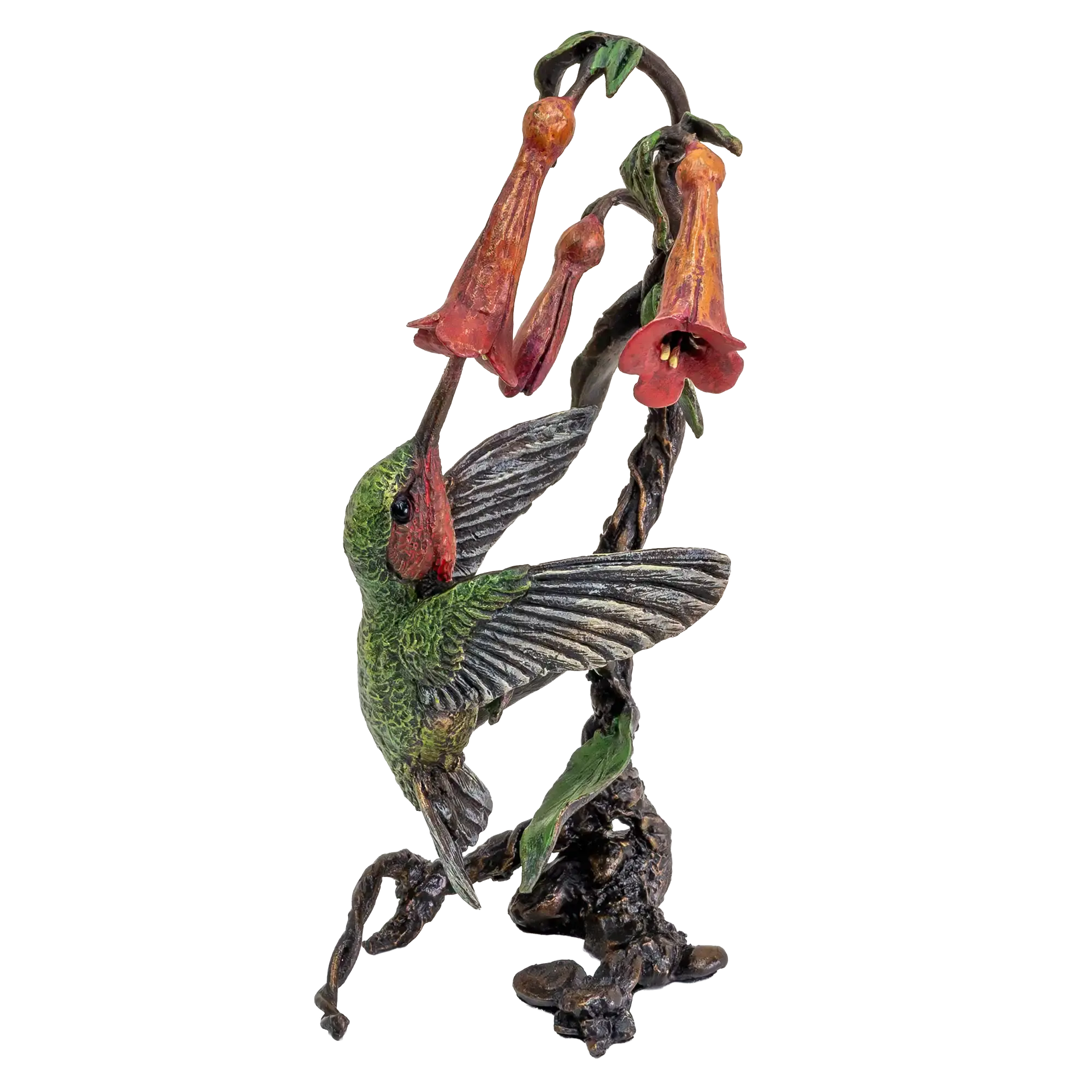 Richard Cooper Bronze Birds Collection Hummingbird Figurine