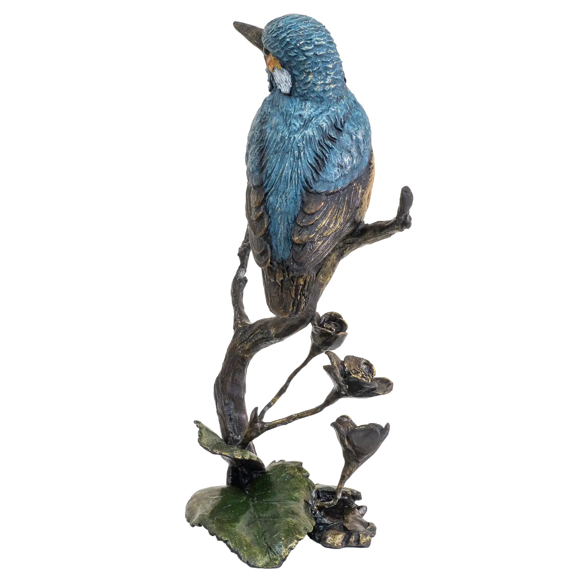 Richard Cooper Bronze Birds Collection Kingfisher & Meadow Marsh Figurine