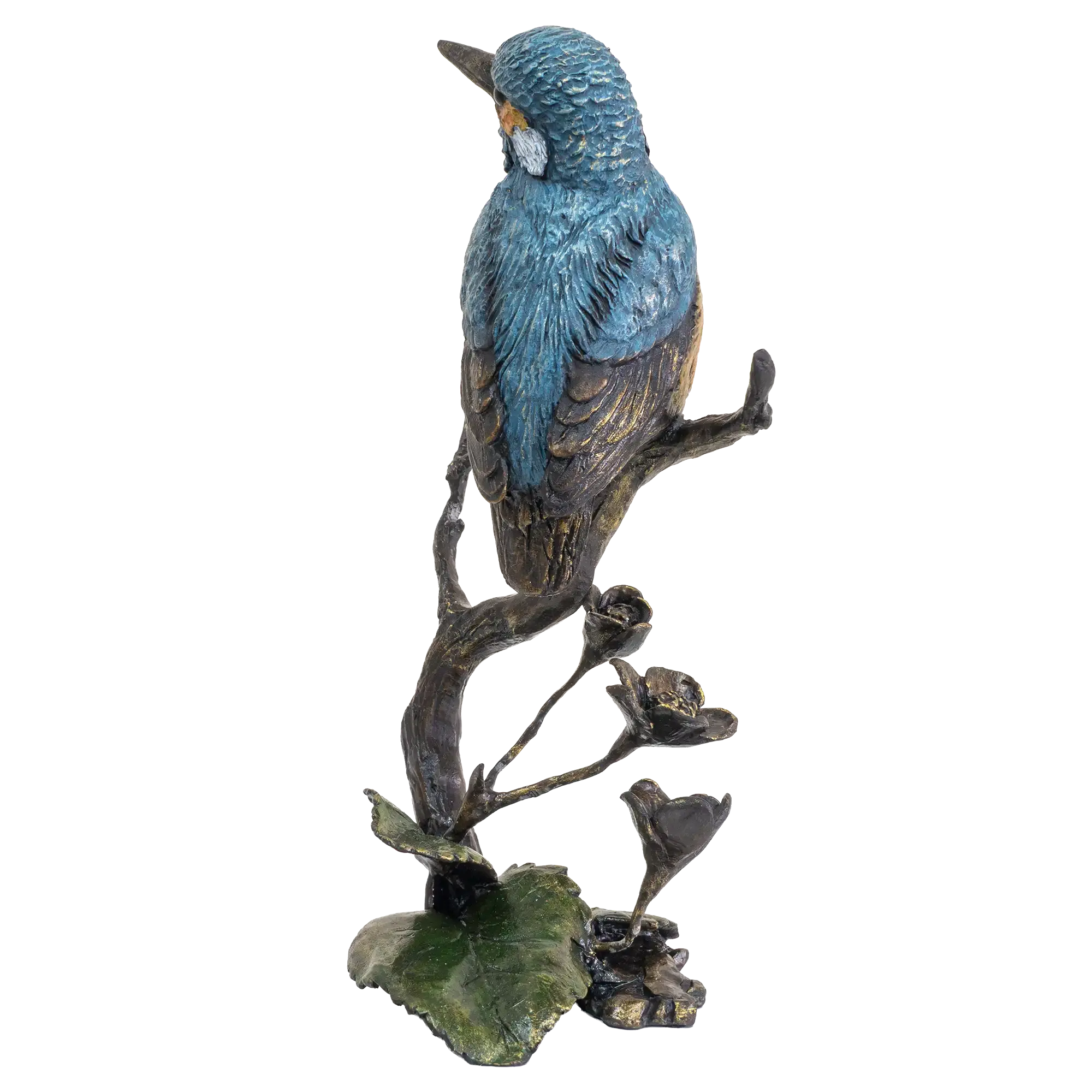 Richard Cooper Bronze Birds Collection Kingfisher & Meadow Marsh Figurine