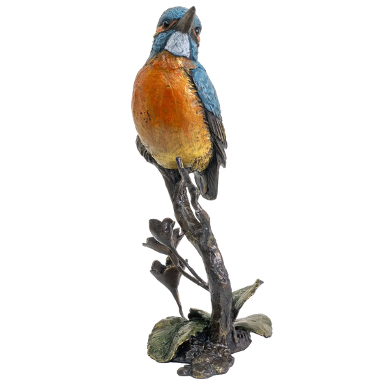 Richard Cooper Bronze Birds Collection Kingfisher & Meadow Marsh Figurine
