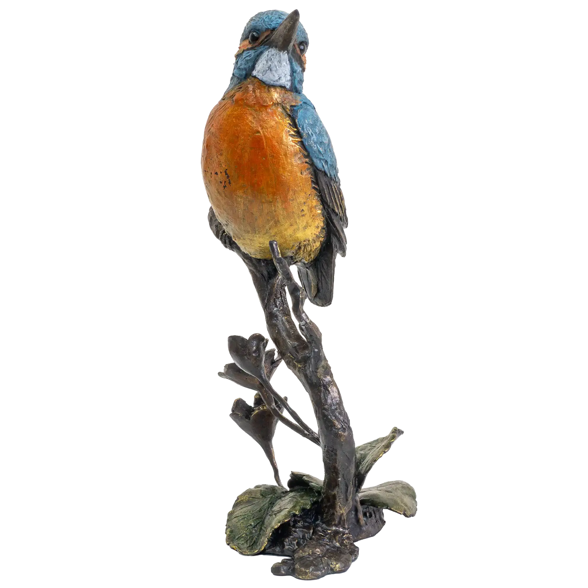 Richard Cooper Bronze Birds Collection Kingfisher & Meadow Marsh Figurine