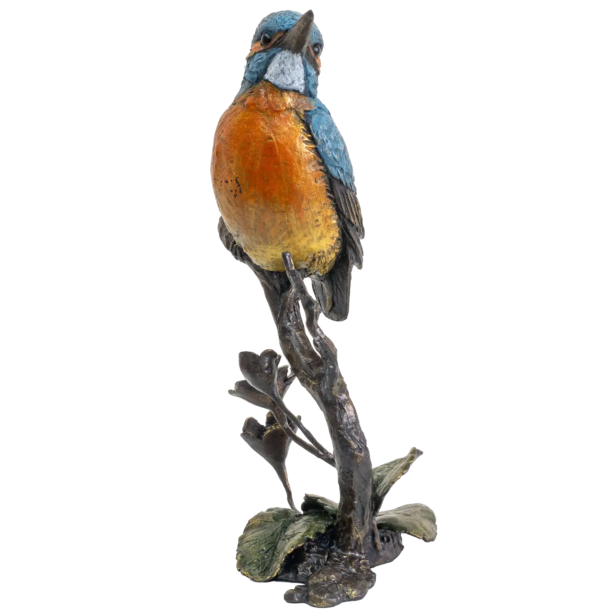 Richard Cooper Bronze Birds Collection Kingfisher & Meadow Marsh Figurine