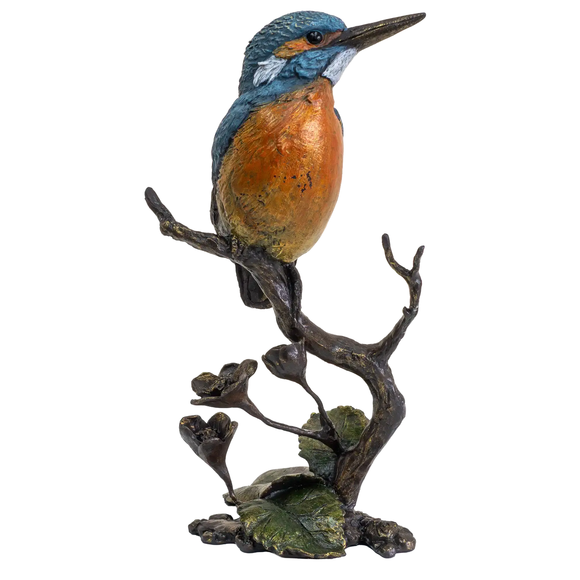 Richard Cooper Bronze Birds Collection Kingfisher & Meadow Marsh Figurine