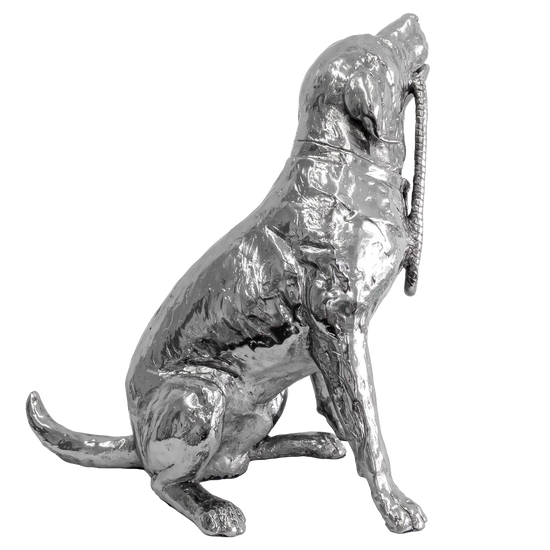 Richard Cooper Nickel Studio Collection Labrador Figurine