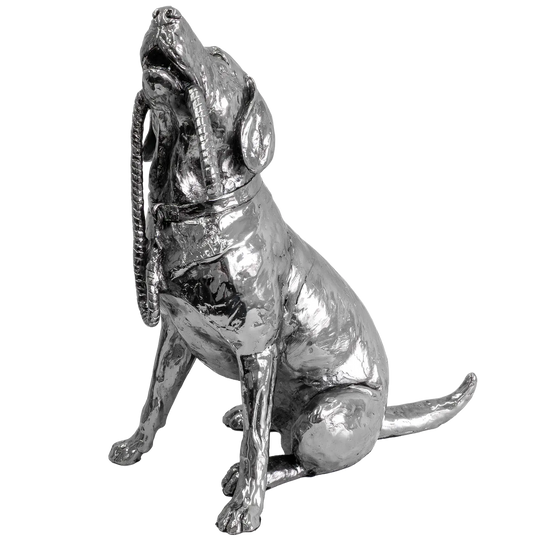 Richard Cooper Nickel Studio Collection Labrador Figurine