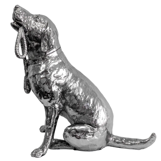 Richard Cooper Nickel Studio Collection Labrador Figurine