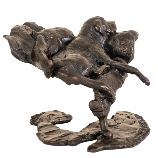 Richard Cooper Limited Edition Bronze Labrador in Arm Chair Figurine