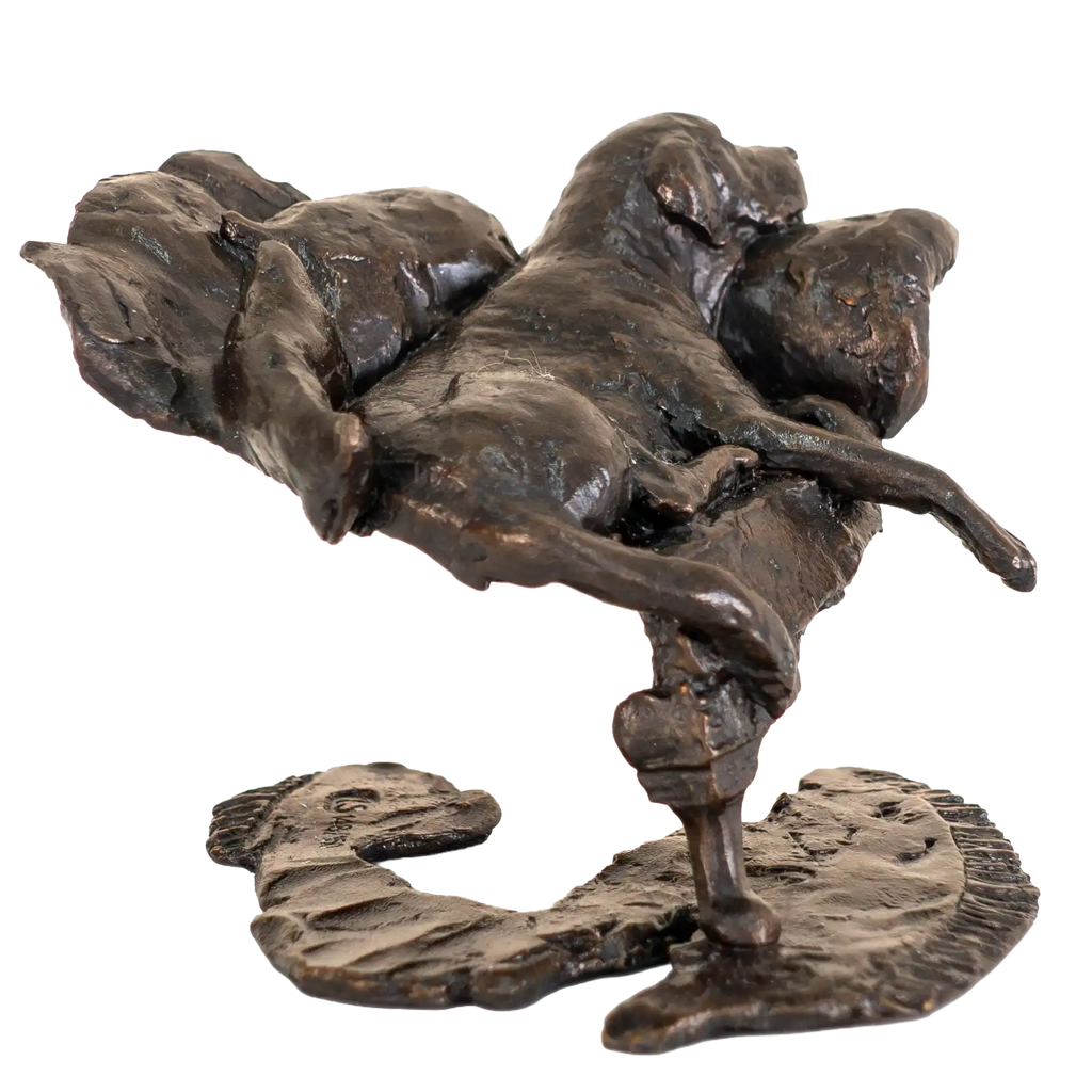 Richard Cooper Limited Edition Bronze Labrador in Arm Chair Figurine