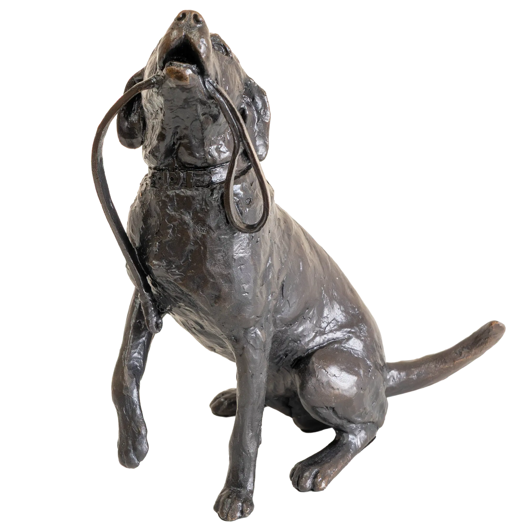 Richard Cooper Limited Edition Bronze Labrador with Lead Figurine