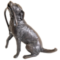 Richard Cooper Limited Edition Bronze Labrador with Lead Figurine