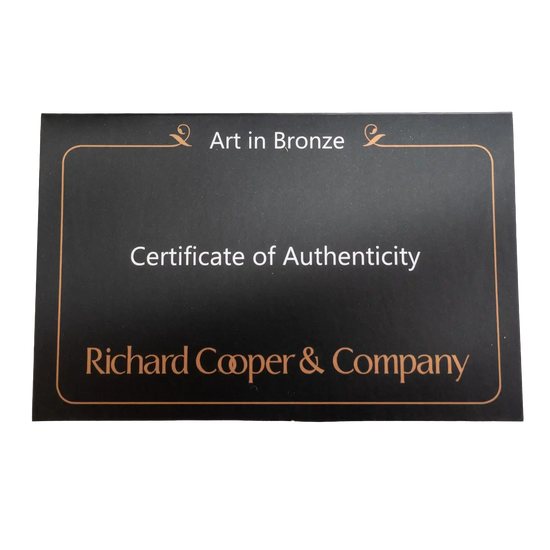 Richard Cooper Limited Edition Bronze Labrador with Lead Figurine