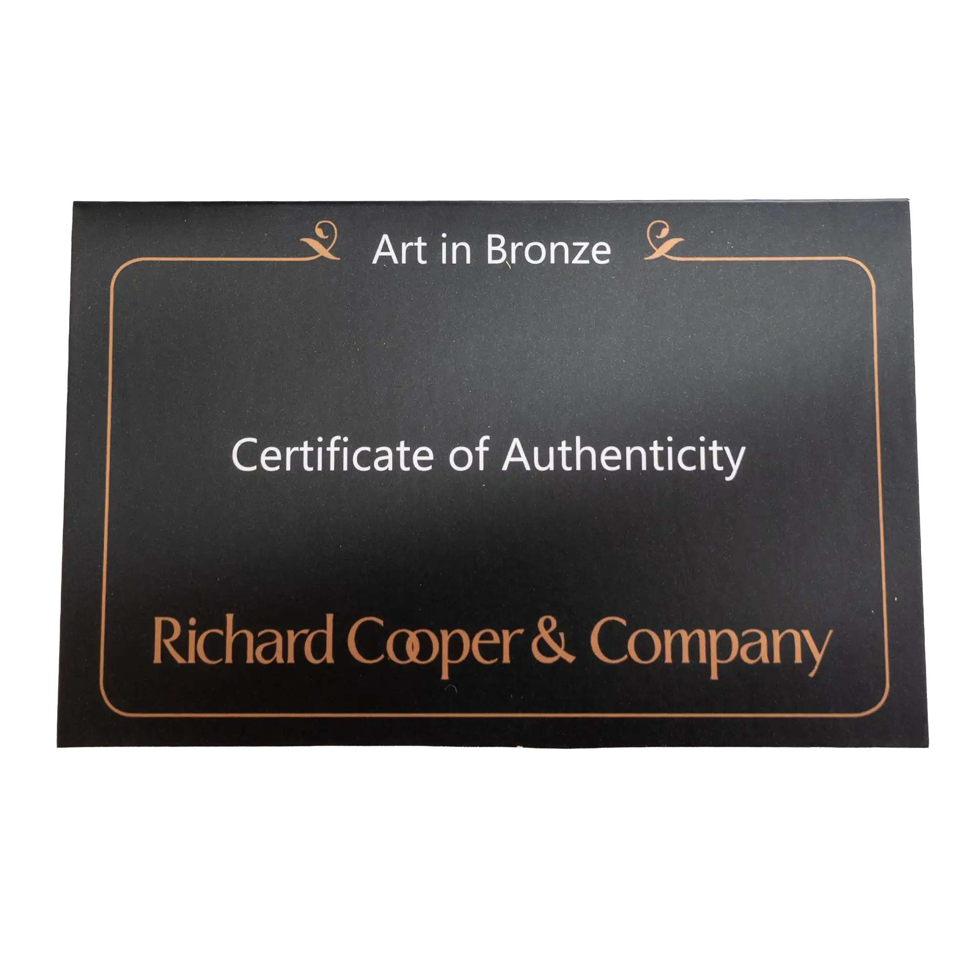 Richard Cooper Limited Edition Bronze Border Terrier Figurine