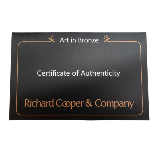 Richard Cooper Limited Edition Bronze Waiting for the Guns Figurine Charterwells