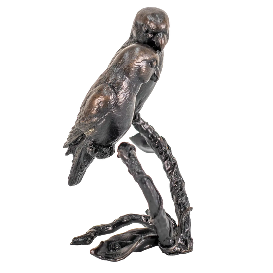 Richard Cooper Bronze Birds Collection Lovebirds