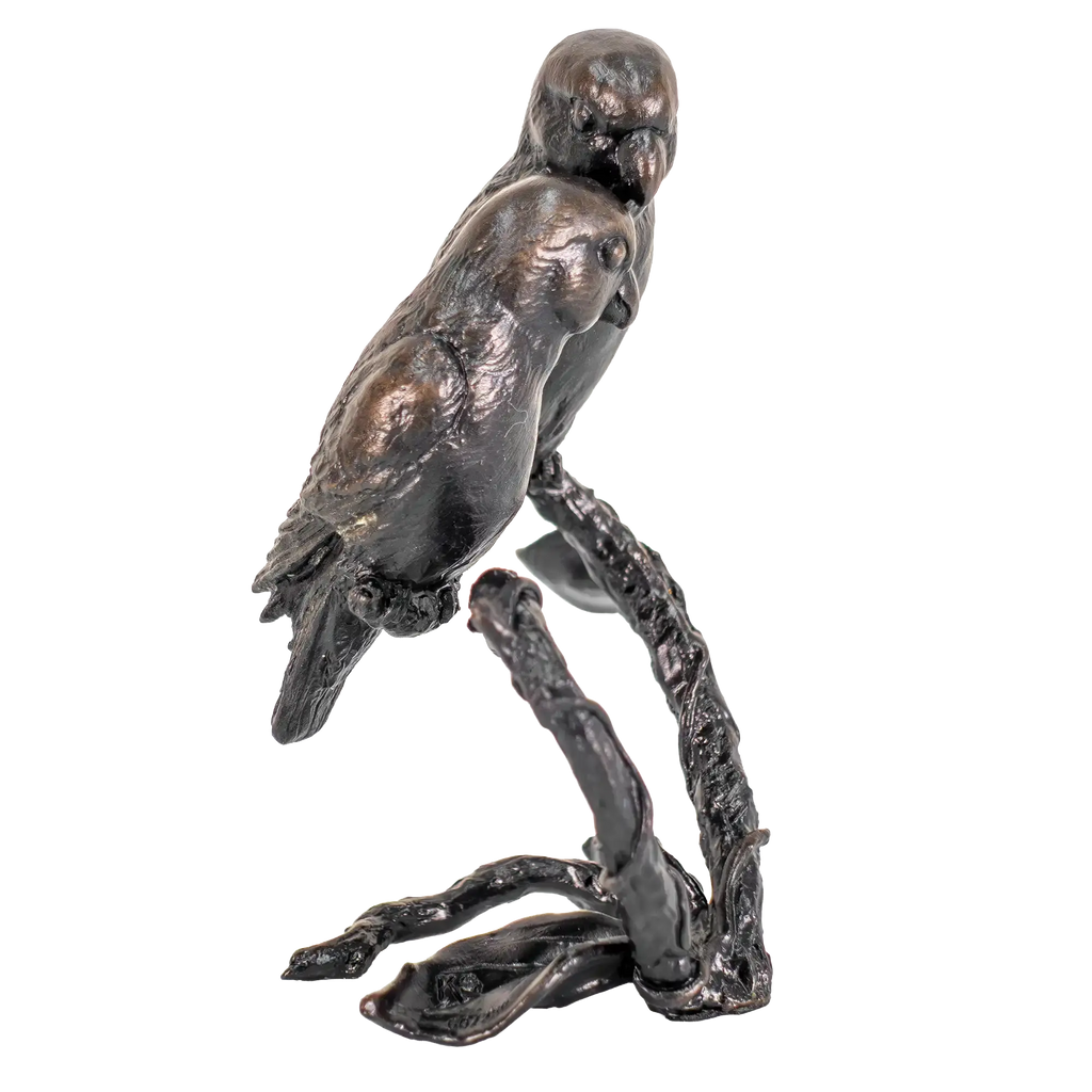 Richard Cooper Bronze Birds Collection Lovebirds