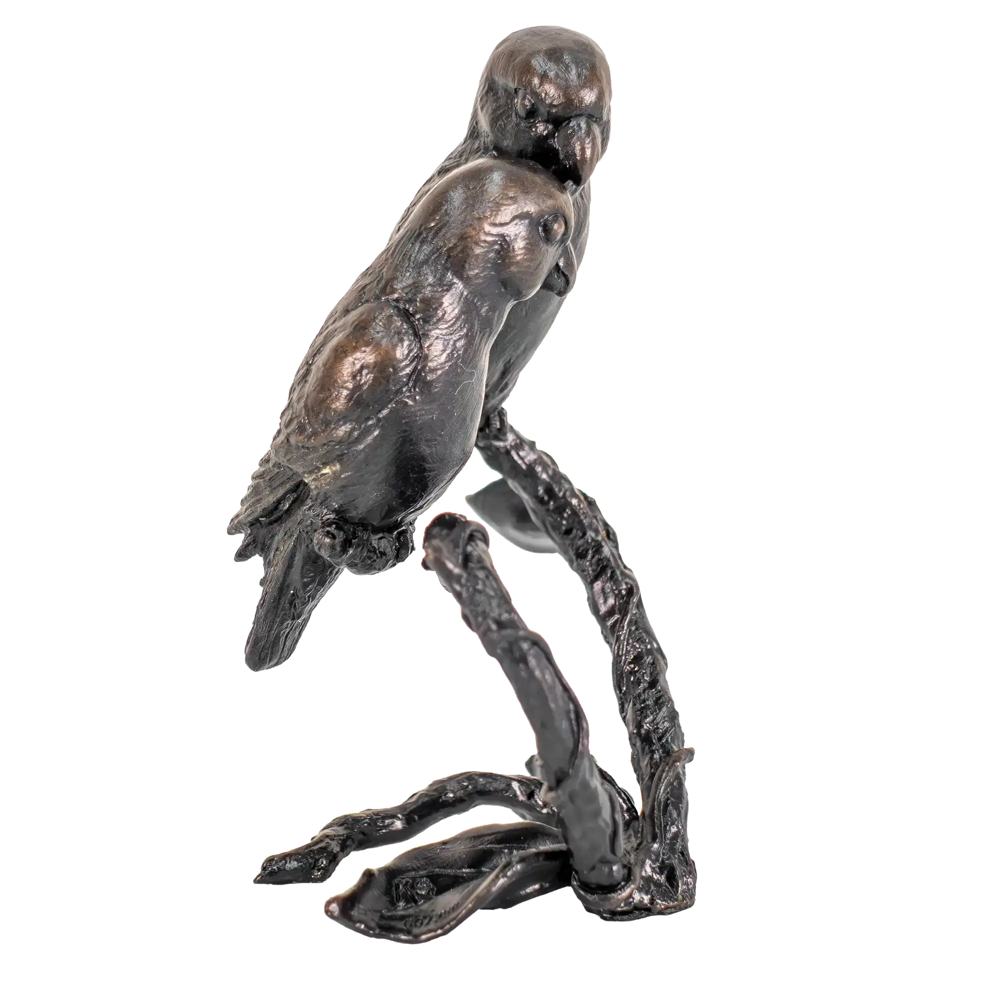 Richard Cooper Bronze Birds Collection Lovebirds