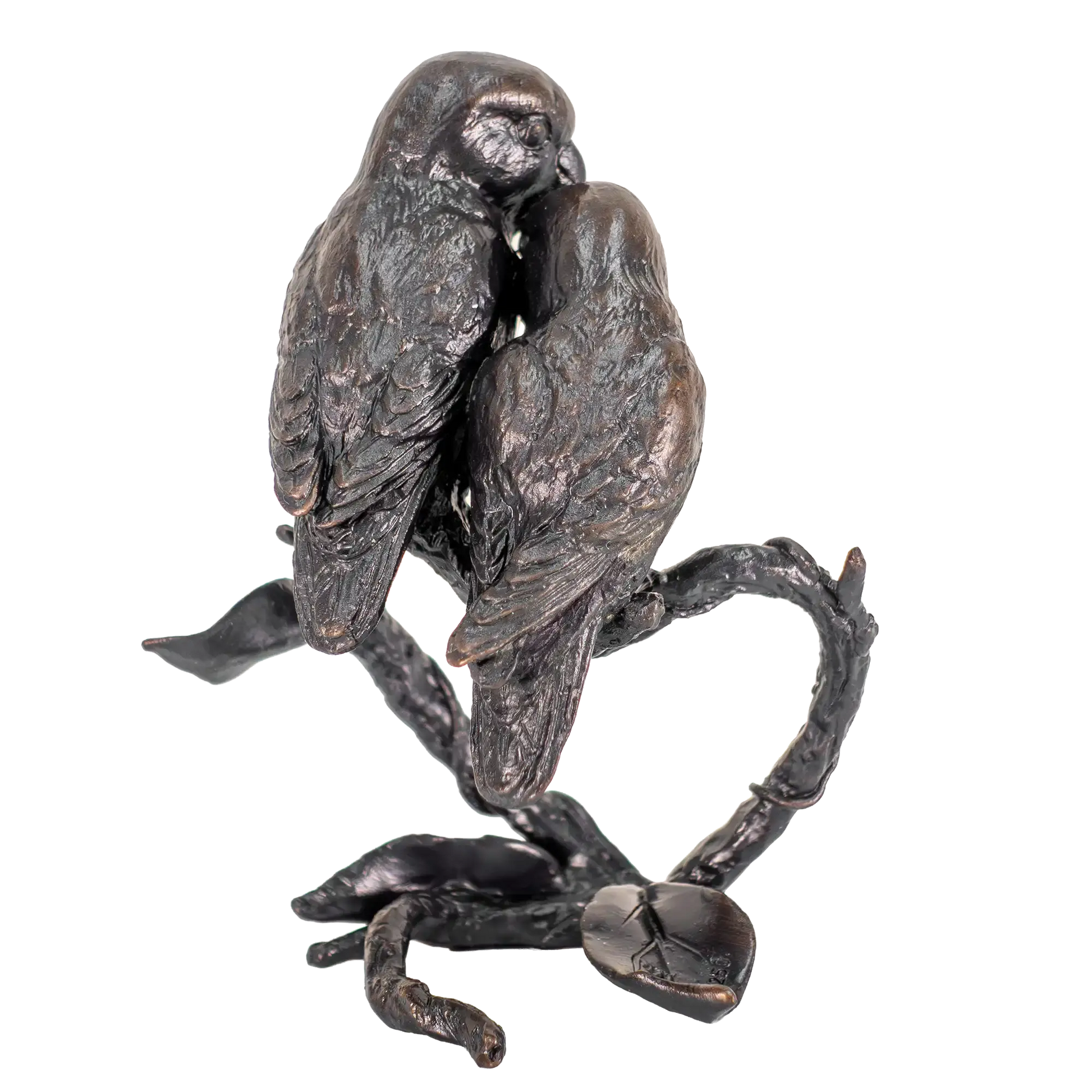 Richard Cooper Bronze Birds Collection Lovebirds