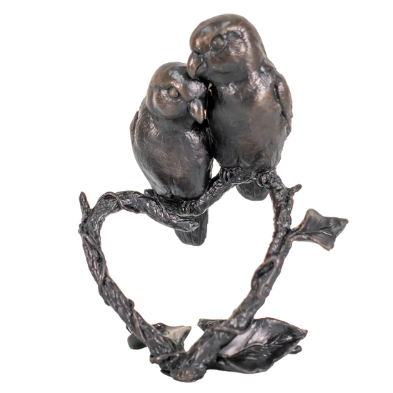 Richard Cooper Bronze Birds Collection Lovebirds