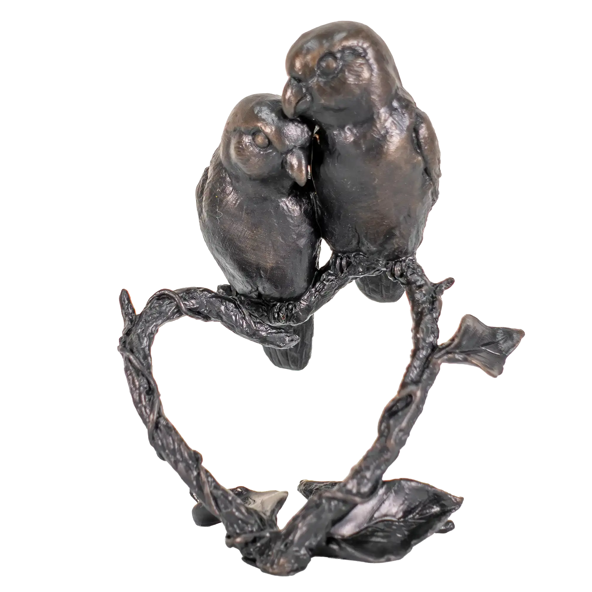 Richard Cooper Bronze Birds Collection Lovebirds