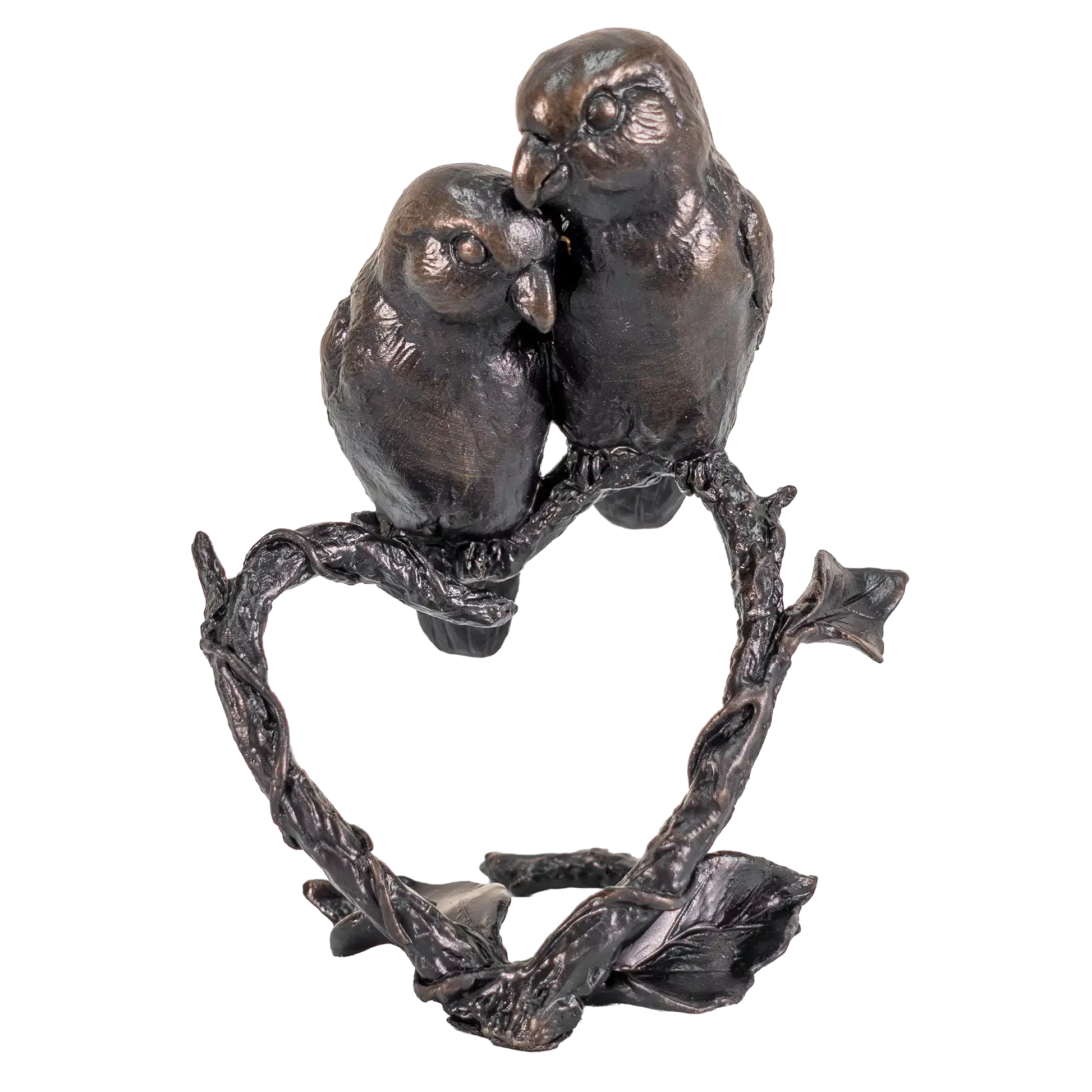 Richard Cooper Bronze Birds Collection Lovebirds