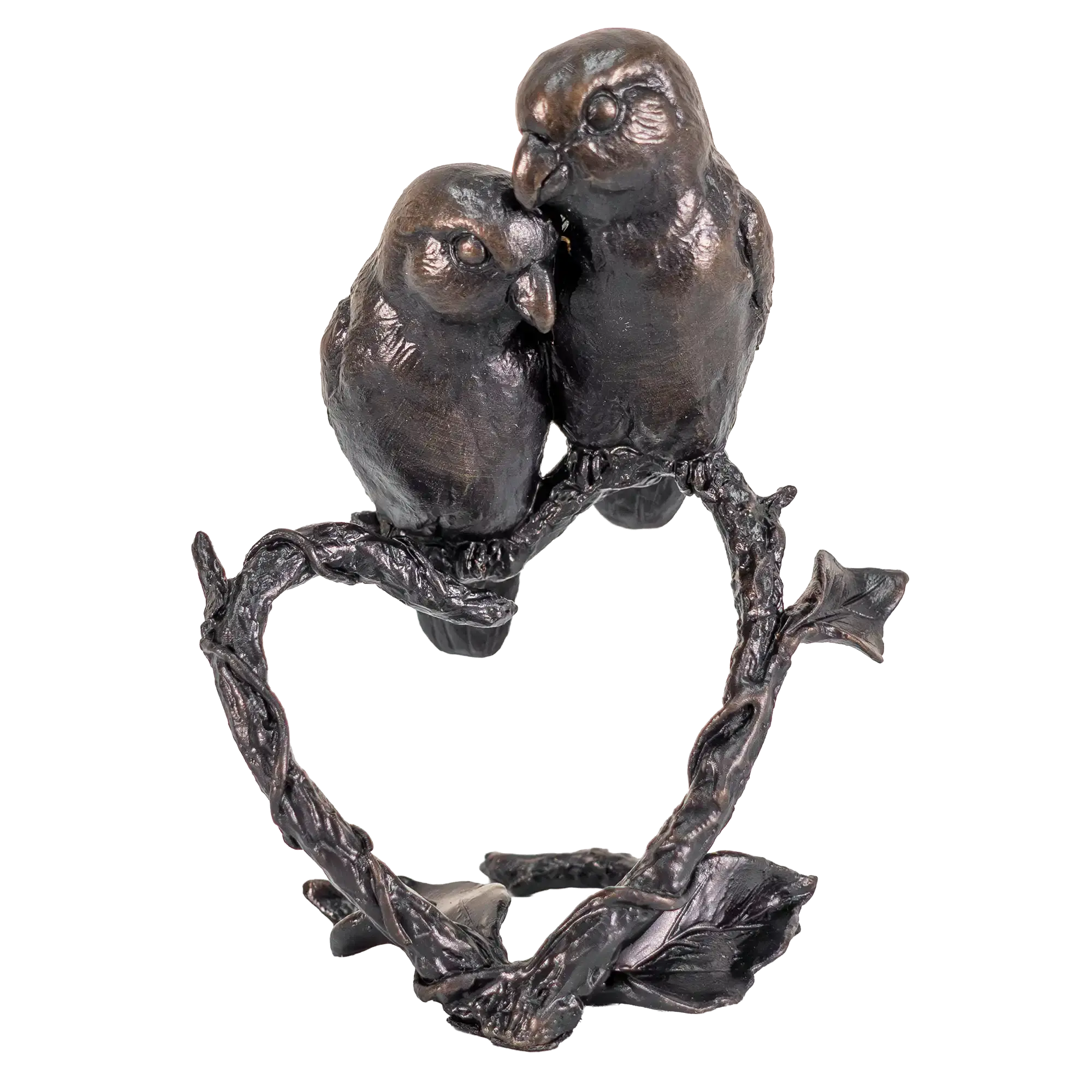 Richard Cooper Bronze Birds Collection Lovebirds