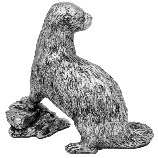 Richard Cooper Nickel Studio Collection Lucky Catch Otter