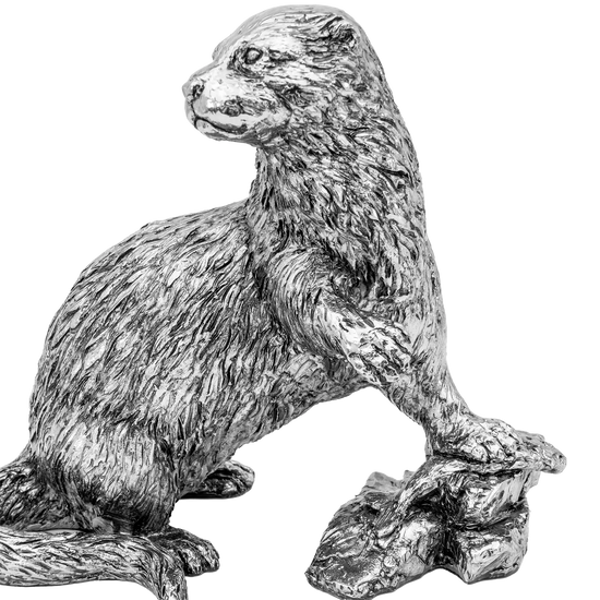 Richard Cooper Nickel Studio Collection Lucky Catch Otter