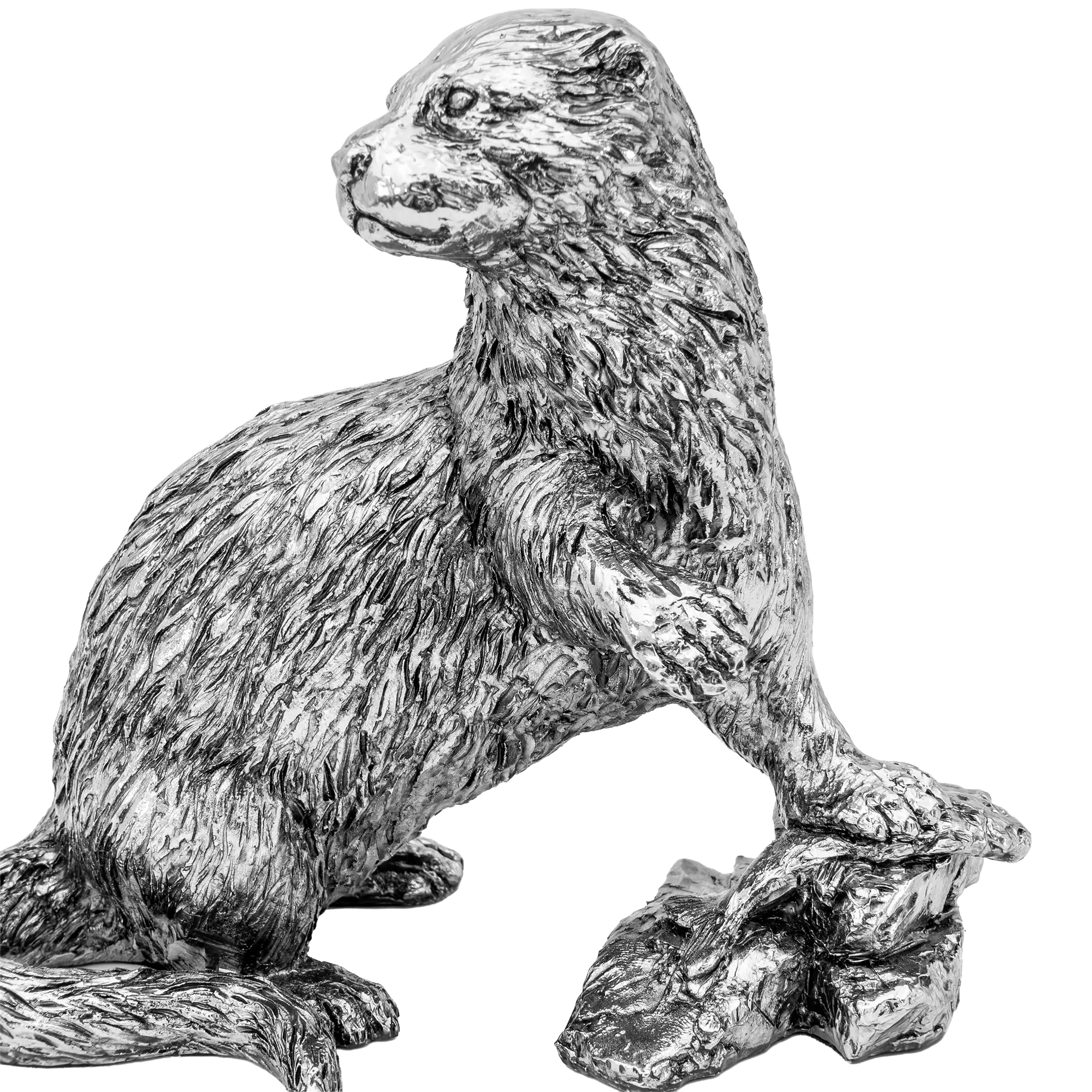 Richard Cooper Nickel Studio Collection Lucky Catch Otter