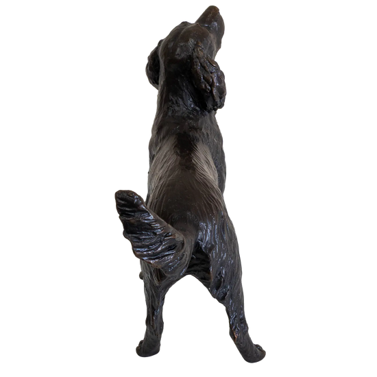 Richard Cooper Bronze Medium Springer Spaniel Figurine Dog Sculpture
